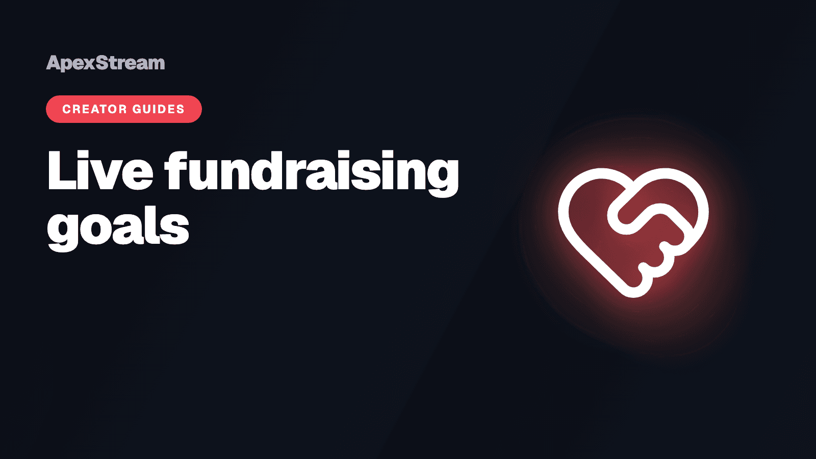 Nonprofit fundraising live: putting a goal on the screen